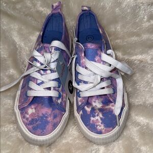 Tie-Dye Sneakers‎ with White Laces